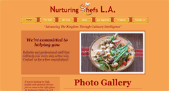 Desktop Screenshot of nurturingchefsla.com